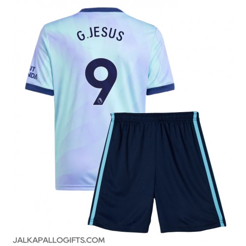 Arsenal Gabriel Jesus #9 Kolmas Peliasu Lasten 2024-25 Lyhythihainen (+ Lyhyet housut)